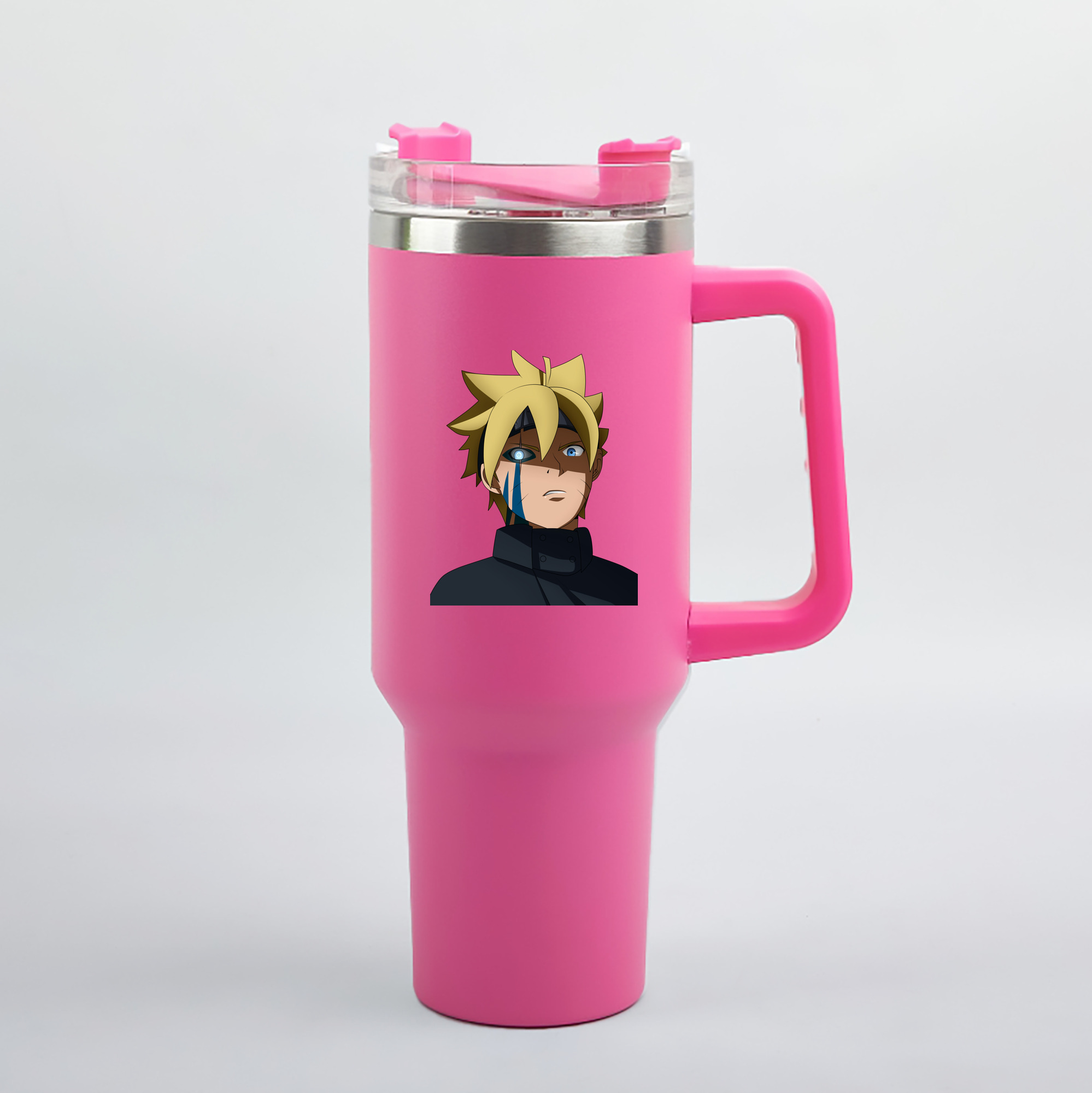 （画像用） NARUTO -ナルト- うずまき ボルト Uzumaki Boruto 1200mL車用タンブラー（カラープリント）